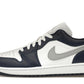 Jordan 1 Low Wolf Grey Midnight Navy