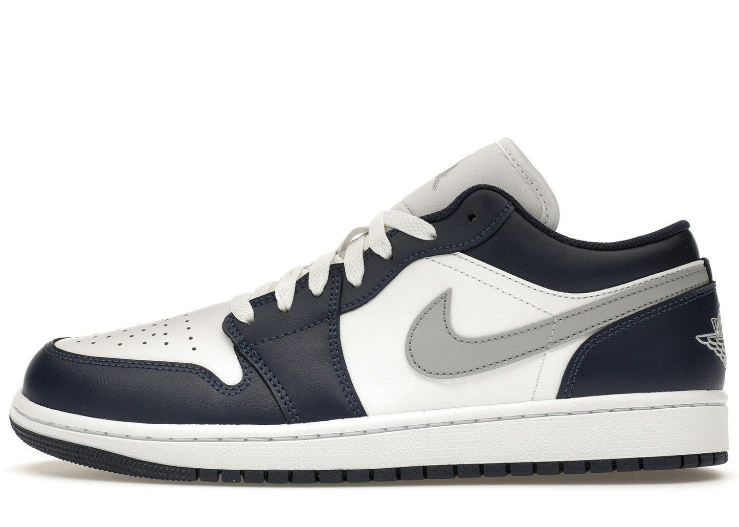 Jordan 1 Low Wolf Grey Midnight Navy