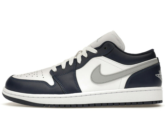 Jordan 1 Low Wolf Grey Midnight Navy