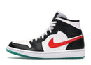 Jordan 1 Mid Alternate Swooshes Red Yellow (Women's)