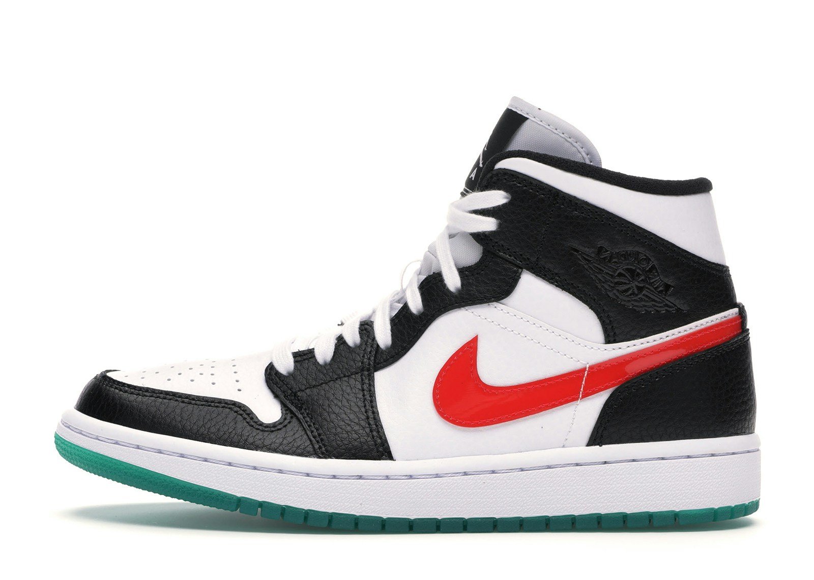 Jordan 1 Mid Alternate Swooshes Red Yellow (Women's)