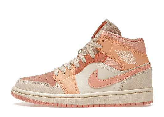 Jordan 1 Mid Apricot Orange (Women's)