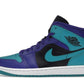 Jordan 1 Mid Black Grape (Women's)