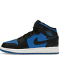 Jordan 1 Mid Black Royal Blue (GS)