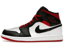 Jordan 1 Mid Gym Red Black Toe