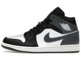 Jordan 1 Mid Black White Iron Grey