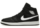 Jordan 1 Mid Black White (Women's)