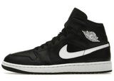 Jordan 1 Mid Black White (Women's)