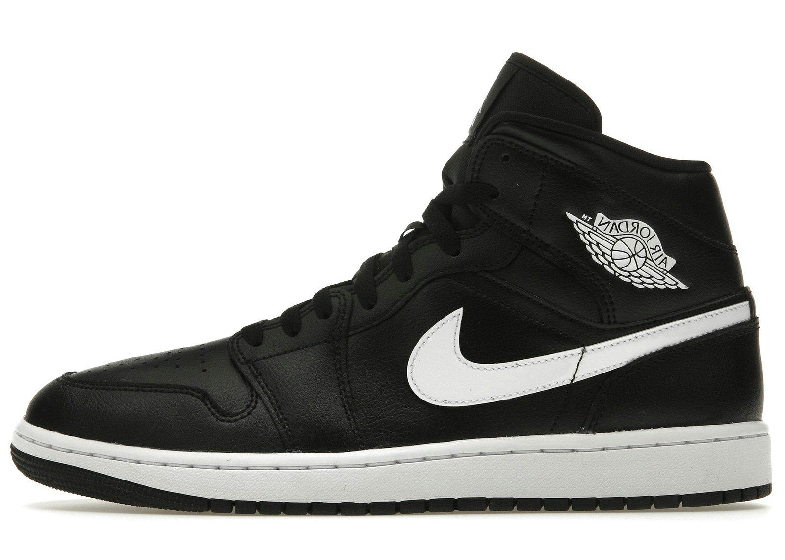 Jordan 1 Mid Black White (Women's)