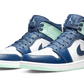 Air Jordan 1 Mid Mystic Navy Mint Foam (554725-413) - 36 EU - 4Y US - Navy | SOSUKICKS