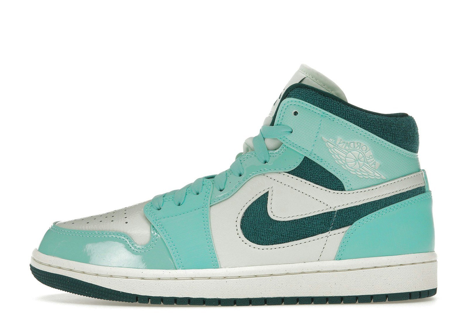 Jordan 1 Mid Chenille Bleached Turquoise (Women's)