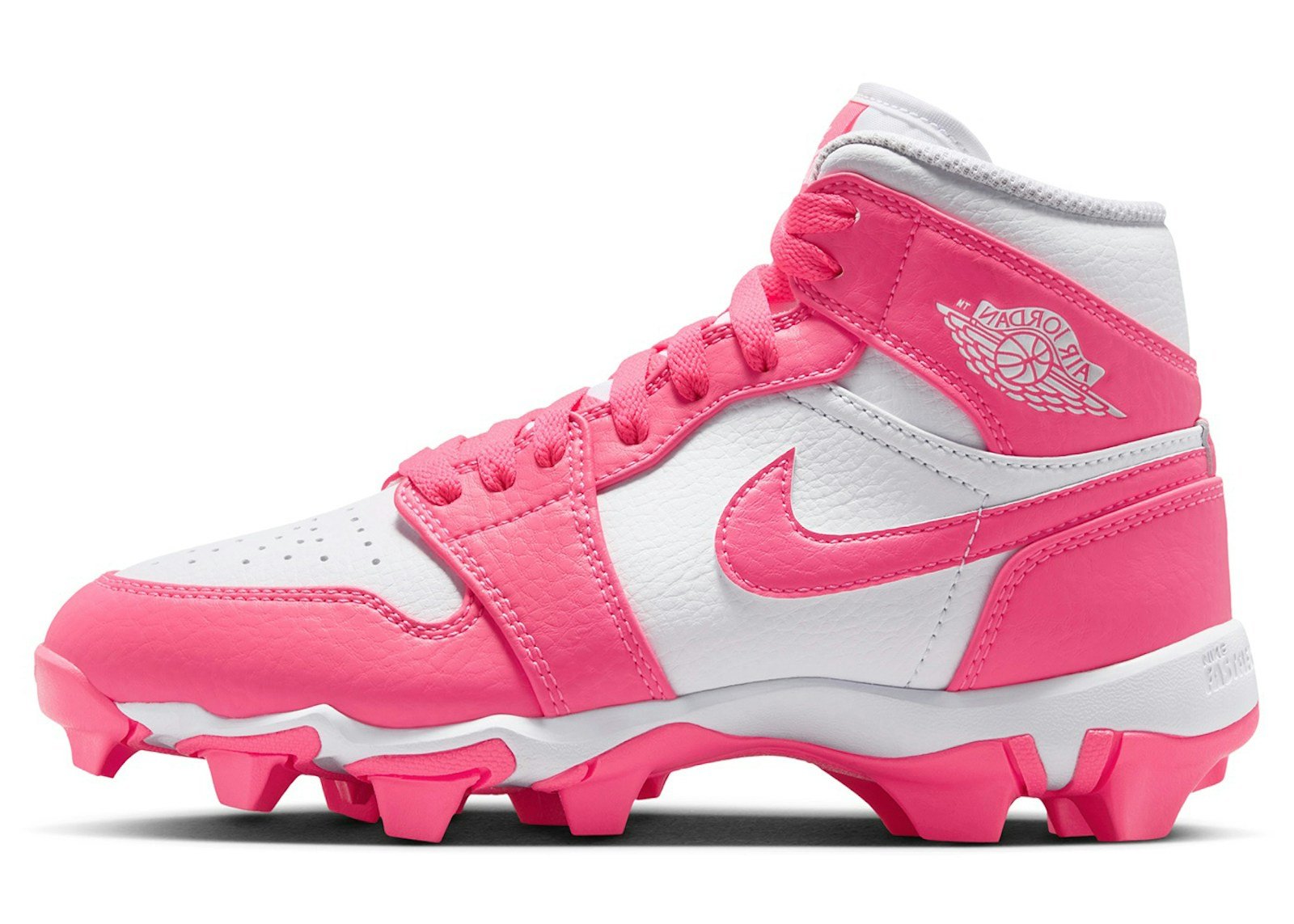 Jordan 1 Mid Cleat White Digital Pink (GS)