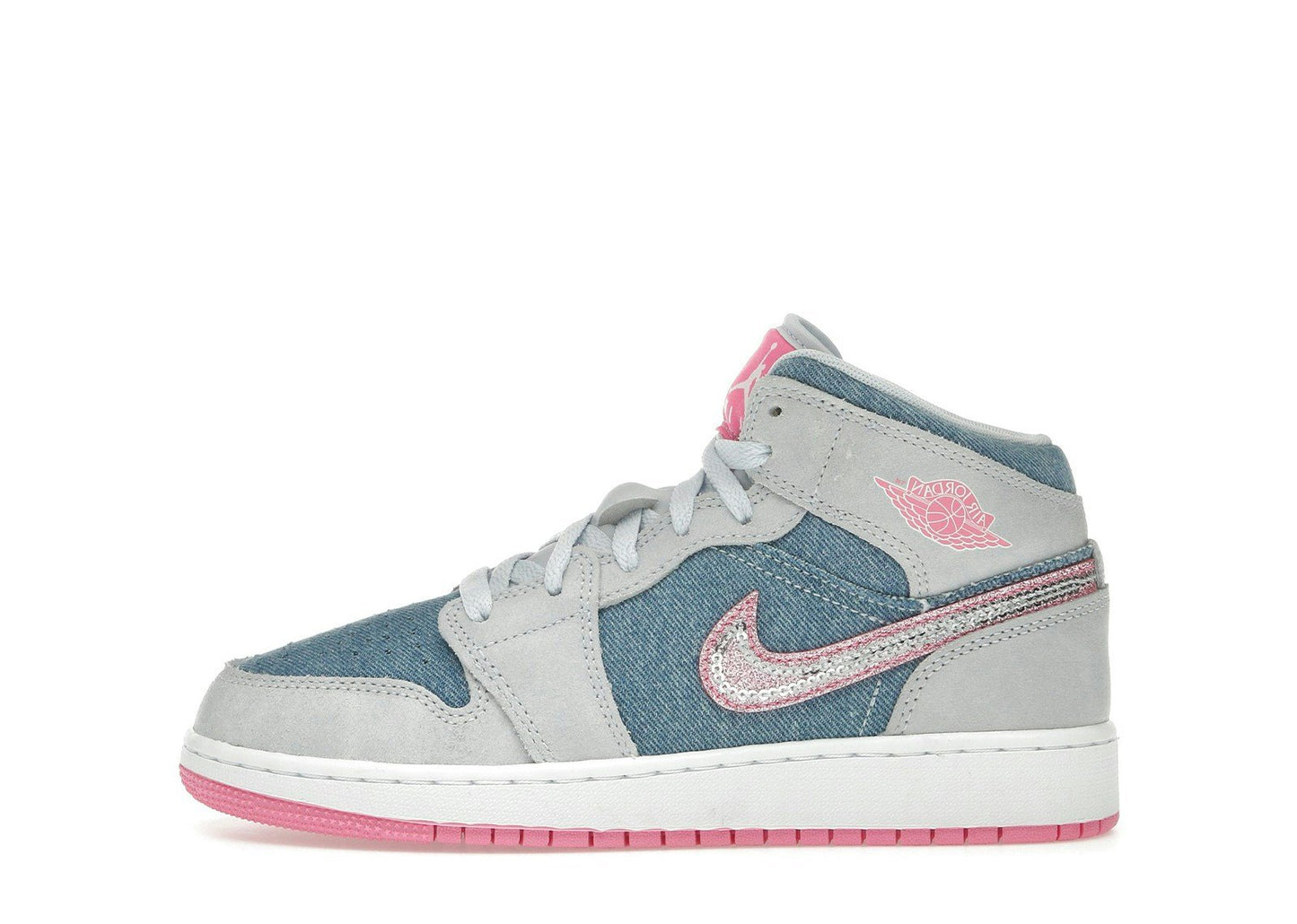 Jordan 1 Mid Denim Sequin (GS)
