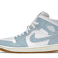 Jordan 1 Mid Denim (Women's)