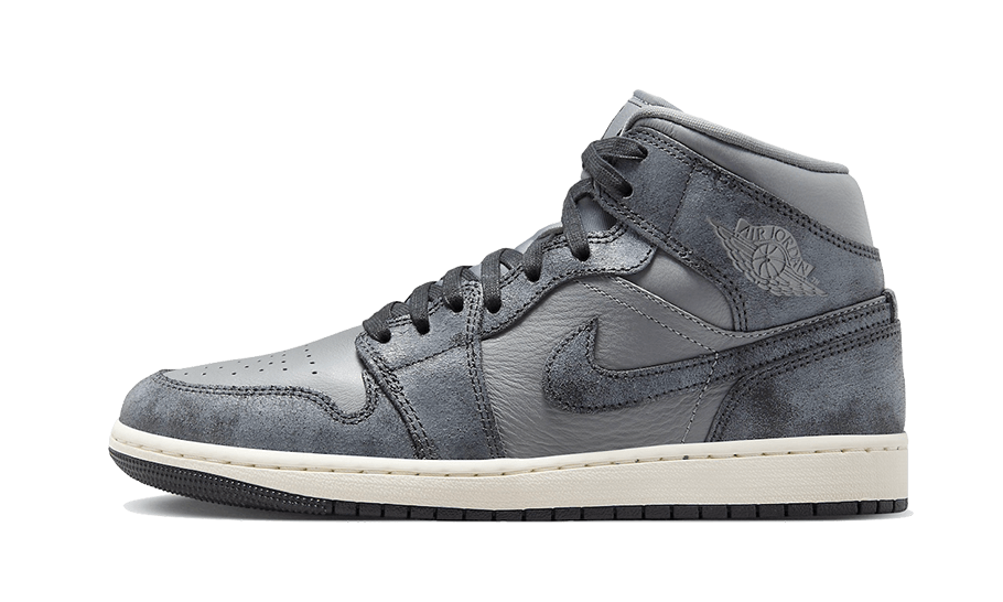 Air Jordan 1 Mid Distressed Smoke Grey (FJ3448-001) - EU 35.5–44.5 - Gray | SOSUKICKS