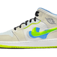 Air Jordan 1 Mid SE Warped Swoosh