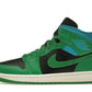 Jordan 1 Mid Lucky Green Aquatone (Women's)