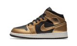Jordan 1 Mid SE Metallic Gold Black (GS)
