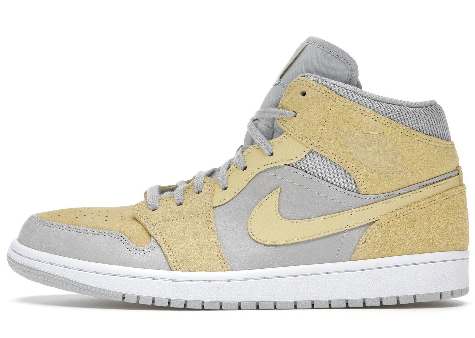 Jordan 1 Mid Mixed Textures Yellow