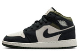 Jordan 1 Mid Off Noir Medium Olive (GS)