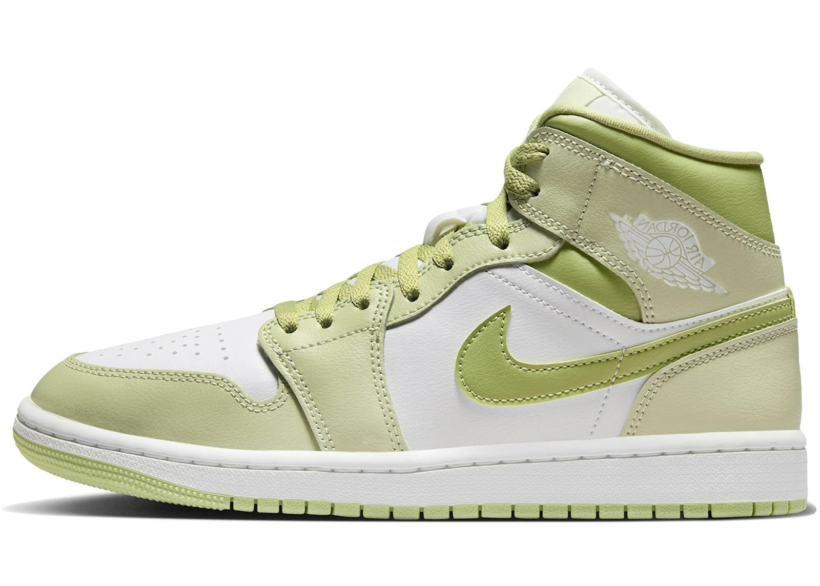 Jordan 1 Mid Olive Aura Lawn (Women's)