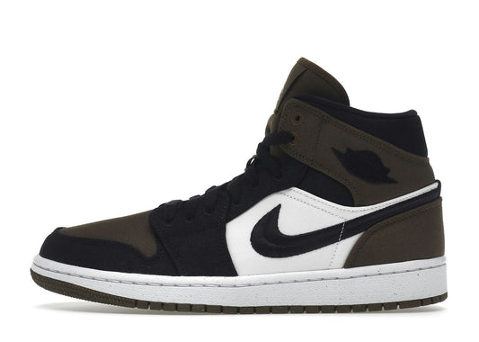 Jordan 1 Mid Olive Toe (Women's)