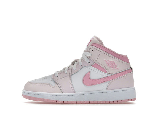 Jordan 1 Mid Pearl Pink White (GS)