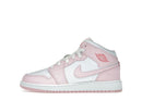 Jordan 1 Mid Pink Foam Fire Red (GS)