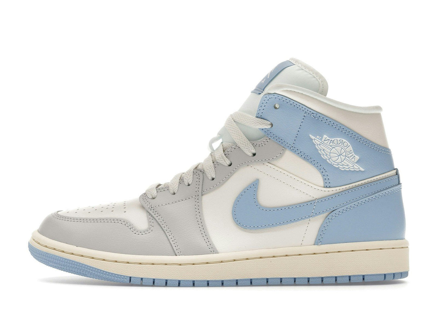 Jordan 1 Mid Psychic Blue Sail Coconut Milk (Women's)