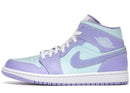 Jordan 1 Mid Purple Aqua
