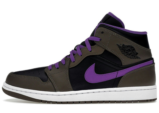 Jordan 1 Mid Purple Mocha