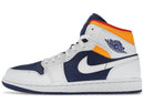 Jordan 1 Mid Royal Blue Laser Orange