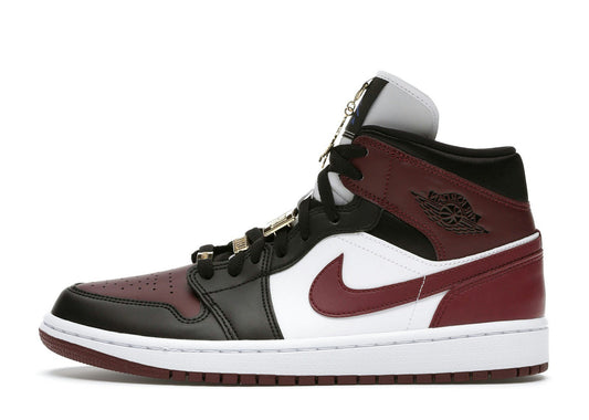 Jordan 1 Mid SE Black Dark Beetroot (Women's)