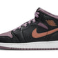 Jordan 1 Mid SE Black Sky J Mauve White Sky J Orange (GS)