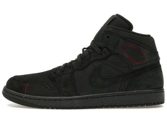 Jordan 1 Mid SE Craft Dark Smoke Red