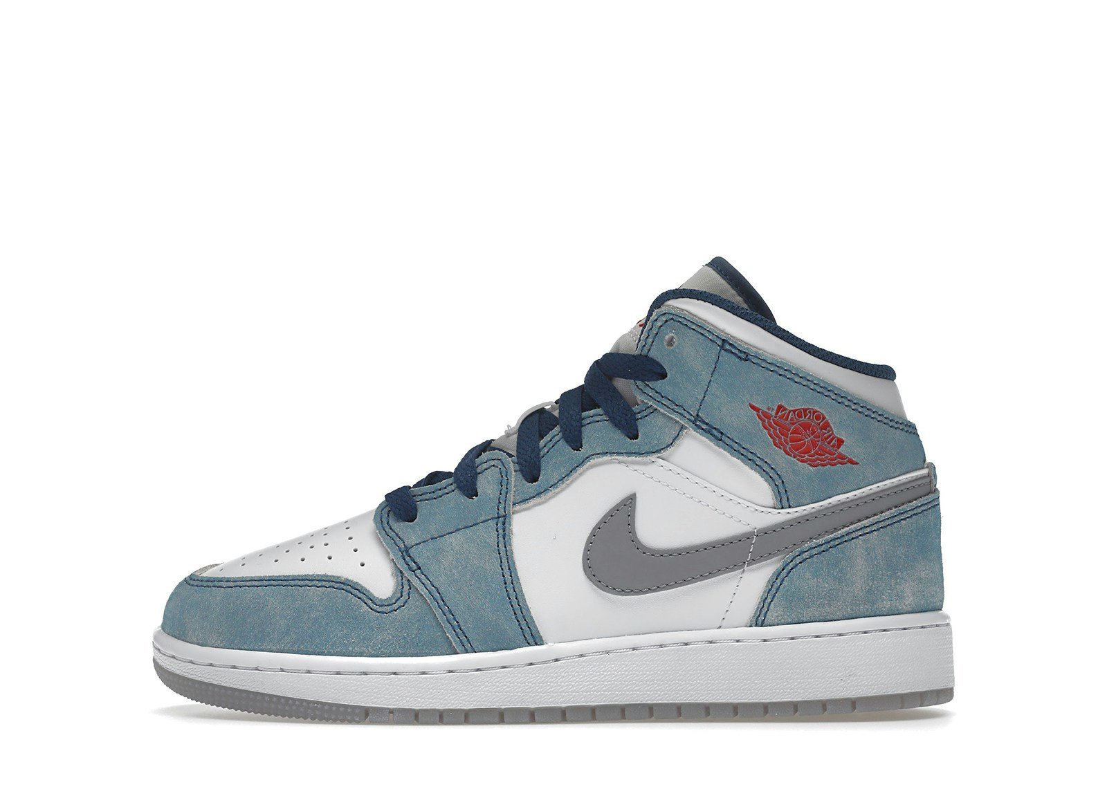 Jordan 1 Mid SE French Blue Light Steel (GS)