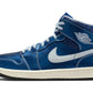 Jordan 1 Mid SE Metallic Blue Quilted (Women's)