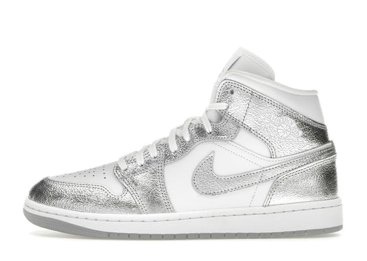 Jordan 1 Mid SE Metallic Silver (Women's)