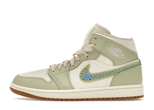 Jordan 1 Mid SE Olive Aura (Women's)