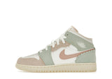 Jordan 1 Mid SE Pink Oxford (GS)