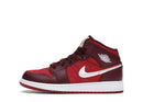 Jordan 1 Mid SE Red Quilt (GS)