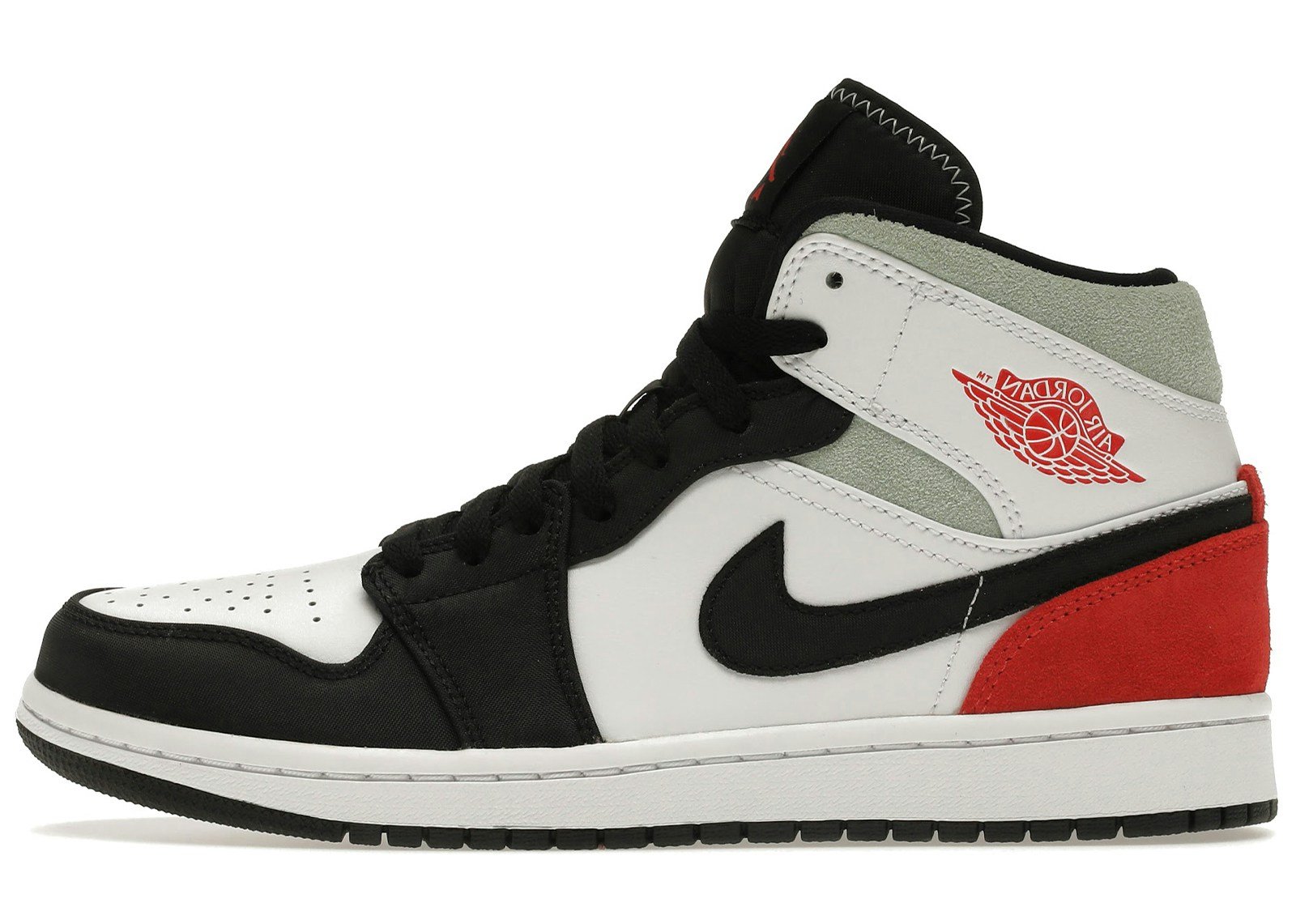 Jordan 1 Mid SE Red Black Toe