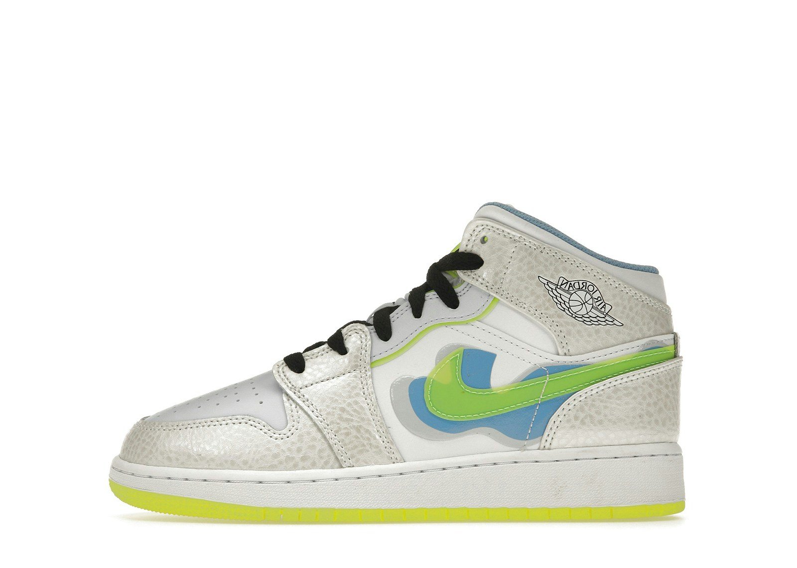 Jordan 1 Mid SE Warped Swoosh (GS)