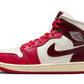 Jordan 1 Mid Sail Mystic Hibiscus (Women's)