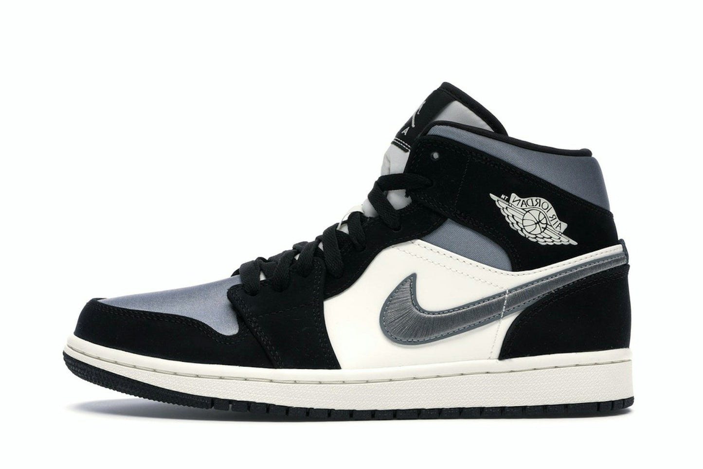 Jordan 1 Mid Satin Grey Toe
