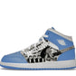 Jordan 1 Mid Sneaker School Game Winner (GS)
