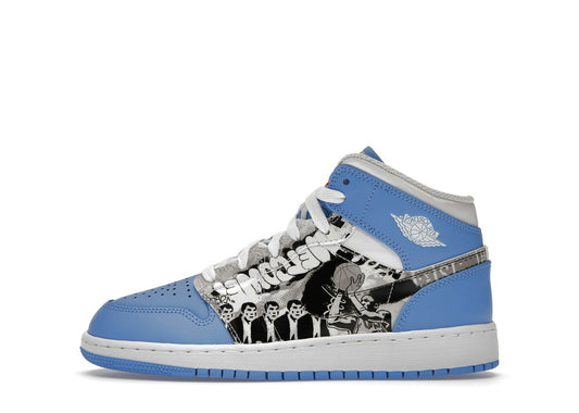 Jordan 1 Mid Sneaker School Game Winner (GS)