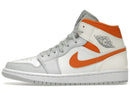 Jordan 1 Mid Starfish Pure Platinum