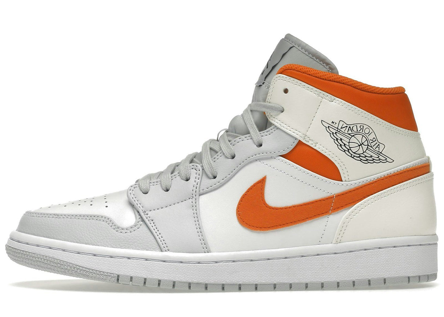 Jordan 1 Mid Starfish Pure Platinum