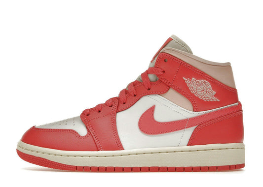 Jordan 1 Mid Strawberries and Cream (Women's)